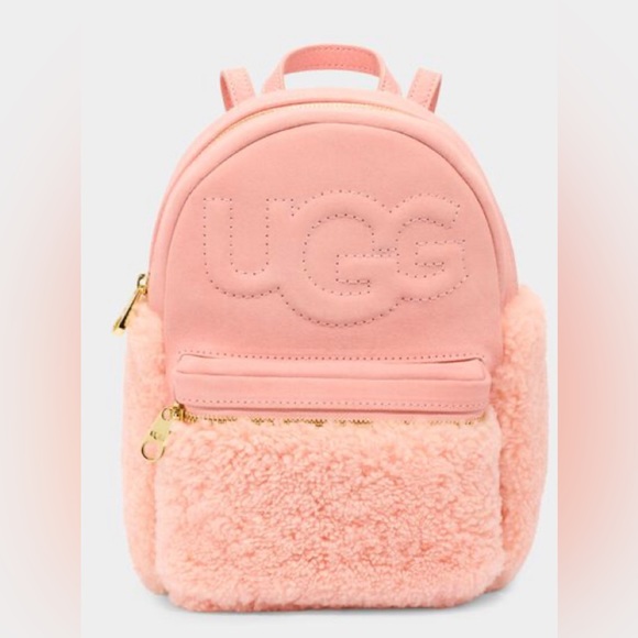 UGG Handbags - NWT, UGG, Dannie II Sheepskin Mini Backpack, Pink